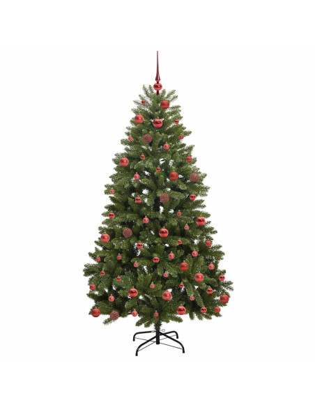 Albero di Natale artificiale Verde 180 cm PVC e Metallo