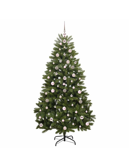 Albero di Natale artificiale Verde 180 cm PVC e Metallo