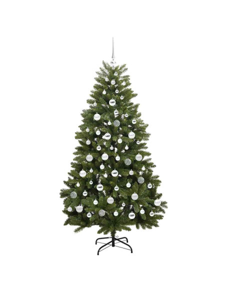Albero di Natale artificiale Verde 180 cm PVC e Metallo