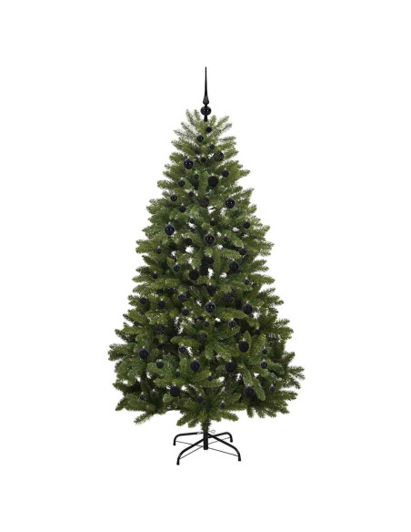 Albero di Natale artificiale Verde 210 cm PVC e Metallo
