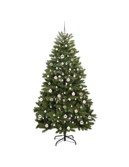 Albero di Natale artificiale Verde 210 cm PVC e Metallo