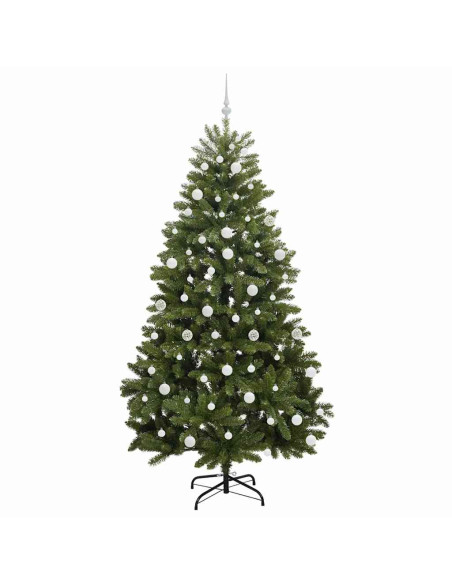 Albero di Natale artificiale Verde 210 cm PVC e Metallo