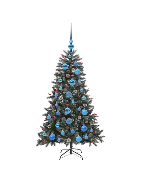 Albero di Natale artificiale con 150 LED Verde 120 cm