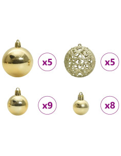 Albero di Natale artificiale Verde 83.5 x 83.5 x 150 cm