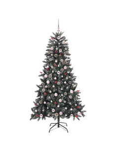 Albero di Natale artificiale con 300 LED Verde 99 x 99 x 180 cm