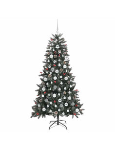 Albero di Natale artificiale con 300 LED Verde 99 x 99 x 180 cm