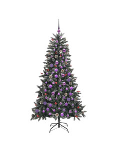 Albero di Natale artificiale con 300 LED Verde 99 x 99 x 180 cm