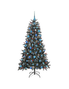 Albero di Natale artificiale con 300 LED Verde 99 x 99 x 180 cm