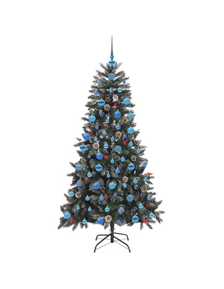 Albero di Natale artificiale con 300 LED Verde 99 x 99 x 180 cm