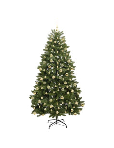 Albero di Natale artificiale Verde 210 cm PVC e Metallo