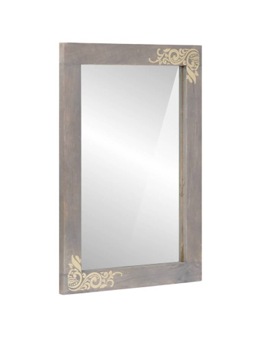 Set di mobili per il bagno 2 pcs Grigio 62 x 33 x 58 cm