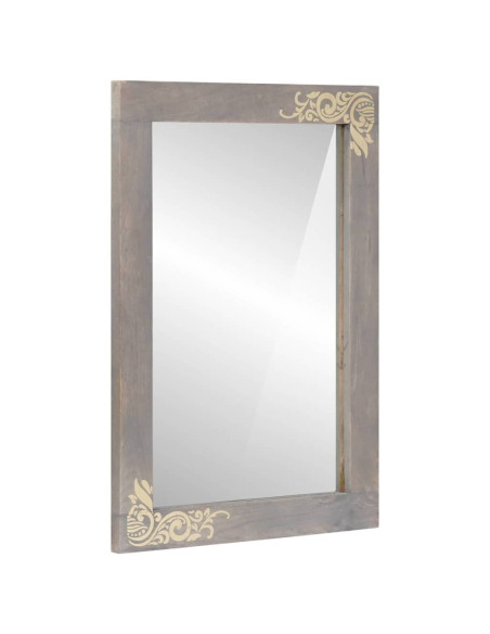 Set di mobili per il bagno 2 pcs Grigio 62 x 33 x 58 cm