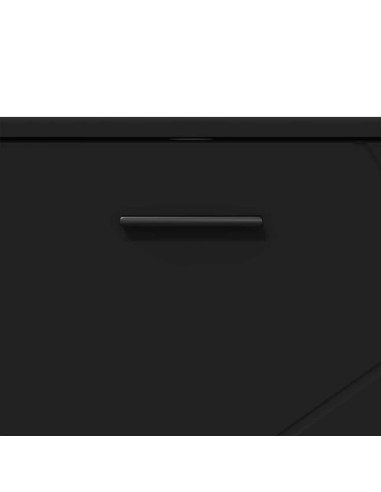 Set di mobili per il bagno 3 pcs Nero 76.5 x 35 x 64 cm