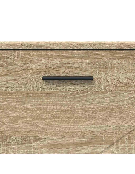 Set di mobili per il bagno con cassetto 3 pcs rovere sonoma