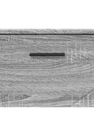 Set di mobili per il bagno con cassetto 3 pcs Grigio sonoma