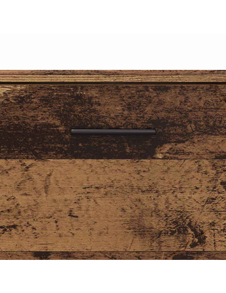 Set di mobili per il bagno con cassetto 3 pcs Legno vecchio