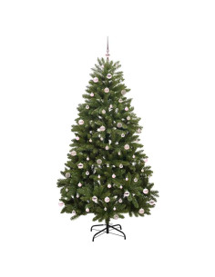 Albero di Natale artificiale Verde 240 cm PVC e Metallo