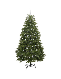 Albero di Natale artificiale Verde 240 cm PVC e Metallo