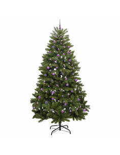 Albero di Natale artificiale Verde 270 cm PVC e Metallo