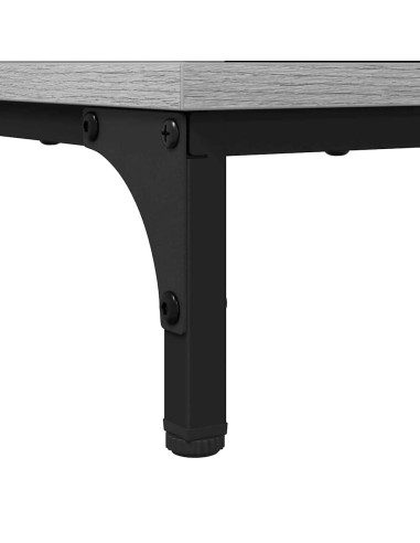 Set di mobili per il bagno con cassetto 2 pcs Grigio sonoma