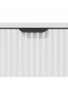 Set di mobili per il bagno Plaid 3 pcs Bianco 39.5 x 36 x 88 cm 2