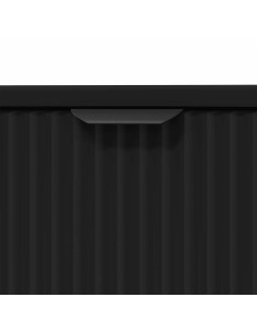 Set di mobili per il bagno Plaid 3 pcs Nero 39.5 x 36 x 88 cm 2