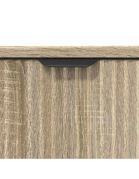 Set di mobili per il bagno con cassetto 3 pcs rovere sonoma