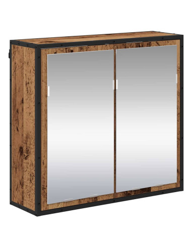 Set di mobili per il bagno 2 pcs Legno vecchio 80 x 33 x 60 cm