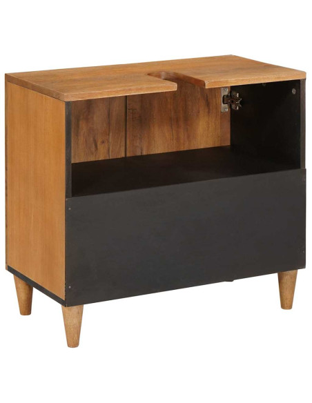 Mobile da Bagno con porta Marrone chiaro 62 x 33 x 58 cm