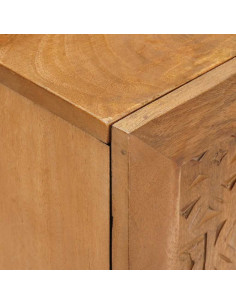 Mobile da Bagno con porta Marrone chiaro 38 x 33.5 x 160 cm 2