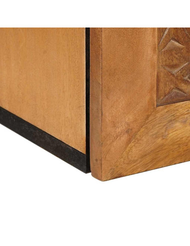 Mobile da Bagno con porta Marrone chiaro 38 x 33.5 x 160 cm