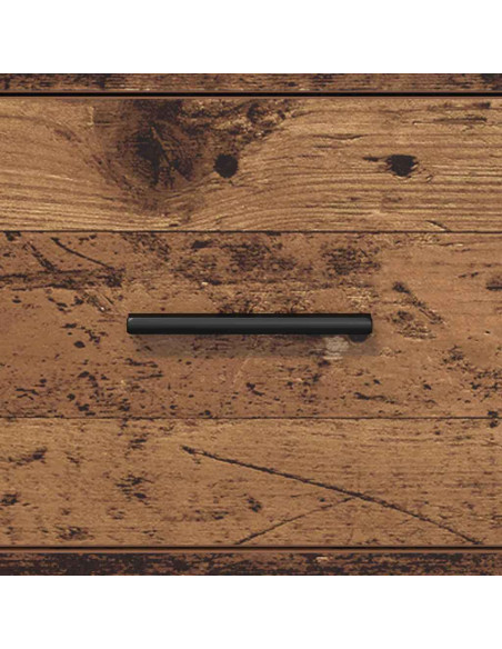 Mobile da Bagno con cassetto Legno vecchio 35 x 37.5 x 166 cm