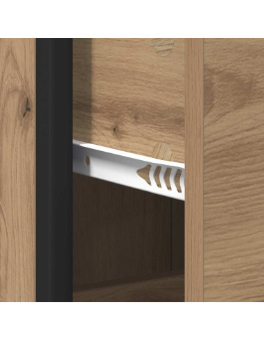 Mobile da Bagno rovere artigianale 35 x 37.5 x 166 cm