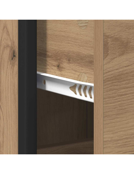 Mobile da Bagno rovere artigianale 35 x 37.5 x 166 cm