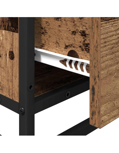 Mobile da Bagno con cassetto Legno vecchio 35 x 37.5 x 100 cm