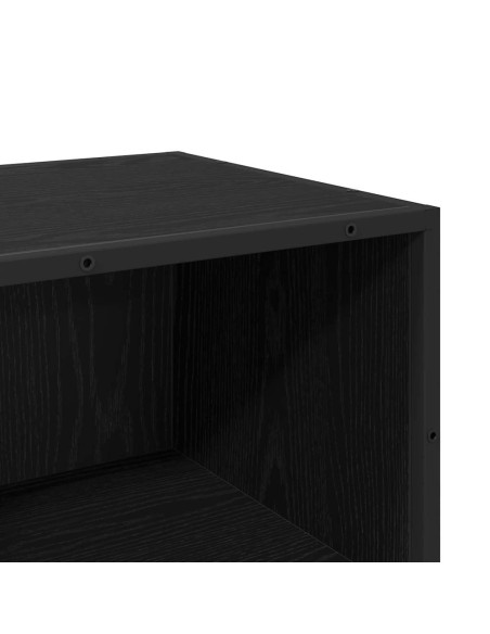 Mobile da Bagno con cassetto Rovere nero 35 x 37.5 x 100 cm