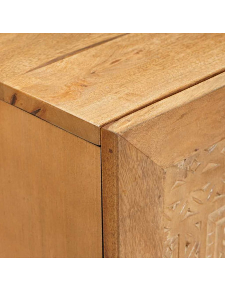 Credenza Marrone chiaro 60 x 33 x 75 cm legno massello di mango