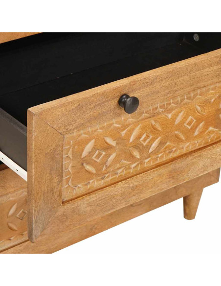 Credenza Marrone chiaro 60 x 33 x 75 cm legno massello di mango