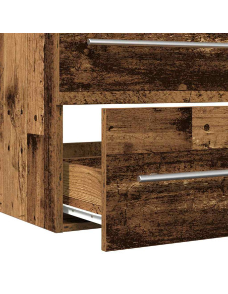 Armadio per Lavabo da Bagno Legno vecchio 80 x 38.5 x 48 cm