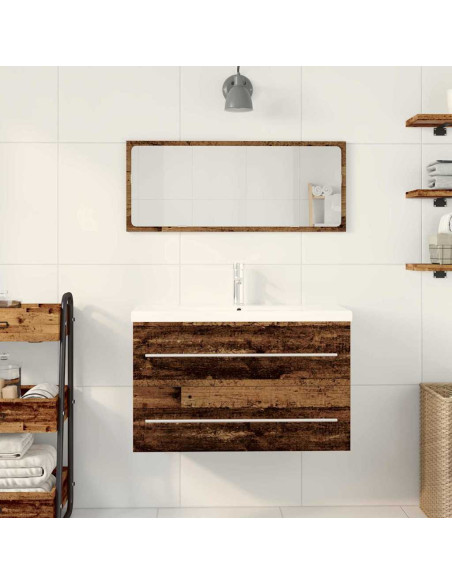 Armadio per Lavabo da Bagno Legno vecchio 80 x 38.5 x 48 cm