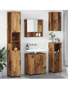 Set di mobili per il bagno 5 pcs Legno vecchio 61 x 35 x 64 cm 2