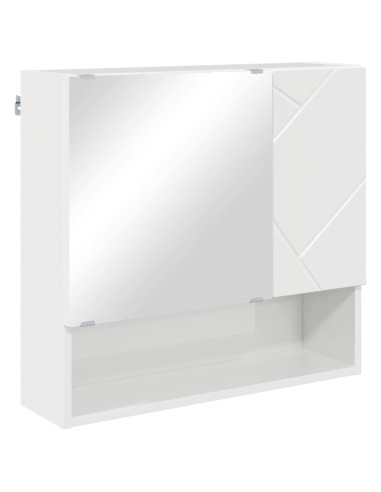 Set di mobili per il bagno 5 pcs Bianco lucido 61 x 35 x 64 cm