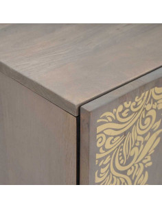 Mobile sottolavabo con archiviazione Grigio 62 x 33 x 58 cm 2