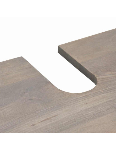 Mobile sottolavabo con archiviazione Grigio 62 x 33 x 58 cm