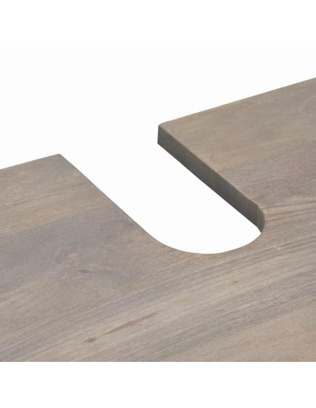 Mobile sottolavabo con archiviazione Grigio 62 x 33 x 58 cm