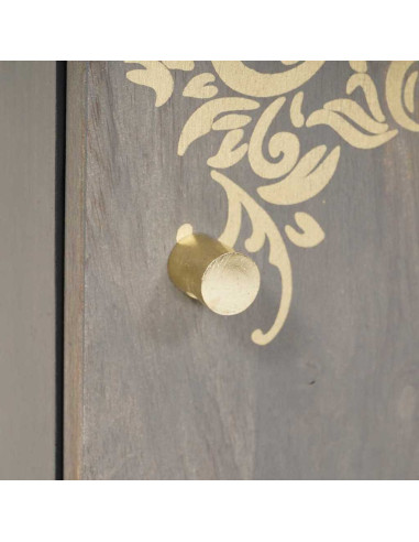 Armadio da bagno a muro con porta Grigio 38 x 33 x 48 cm