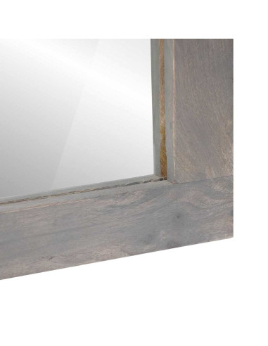 Specchio da bagno con specchio Grigio e Argento 50 x 70 x 3 cm