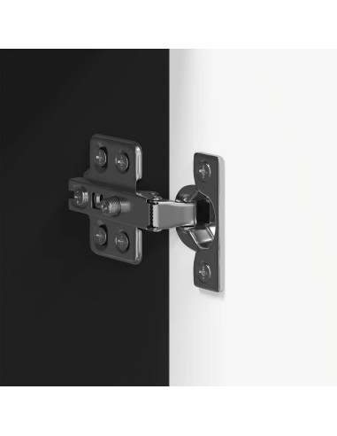 Mobile da Bagno TULUM Nero 37 x 31.5 x 203 cm Legno multistrato