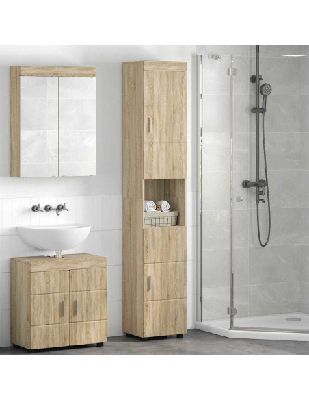 Mobile da Bagno TULUM rovere sonoma 37 x 31.5 x 203 cm