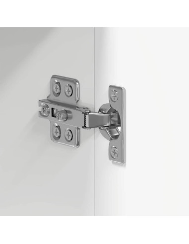 Mobile da Bagno TULUM Bianco lucido 37 x 31.5 x 203 cm